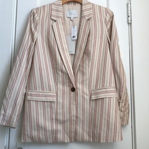 Joie Peach Cream Jacket Blazer